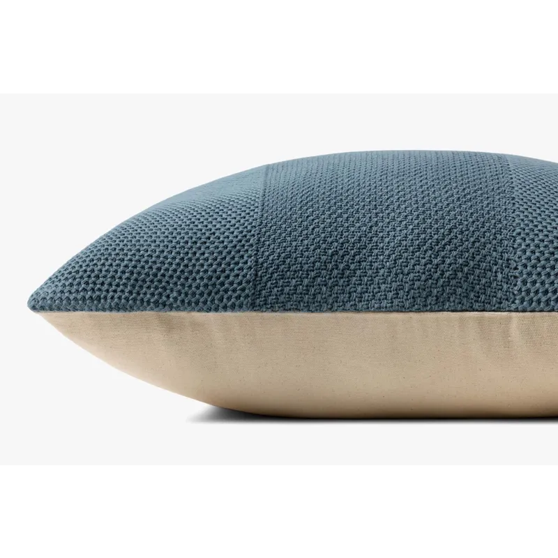 Loloi Blue 22\'\' x 22\'\' Cover w/Poly Pillow