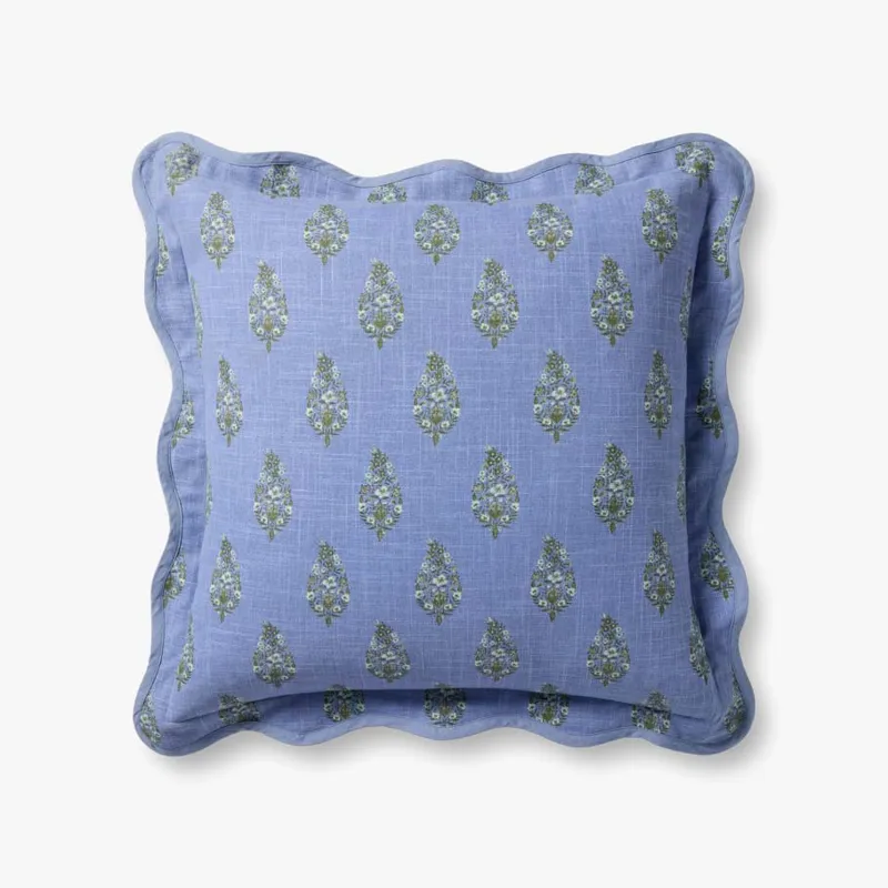 Loloi X Rifle Paper Co. 22\" X 22\", Down-Filled Pillow