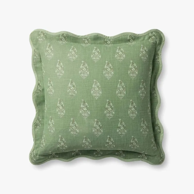Loloi X Rifle Paper Co. 22\" X 22\", Cover Only Pillow