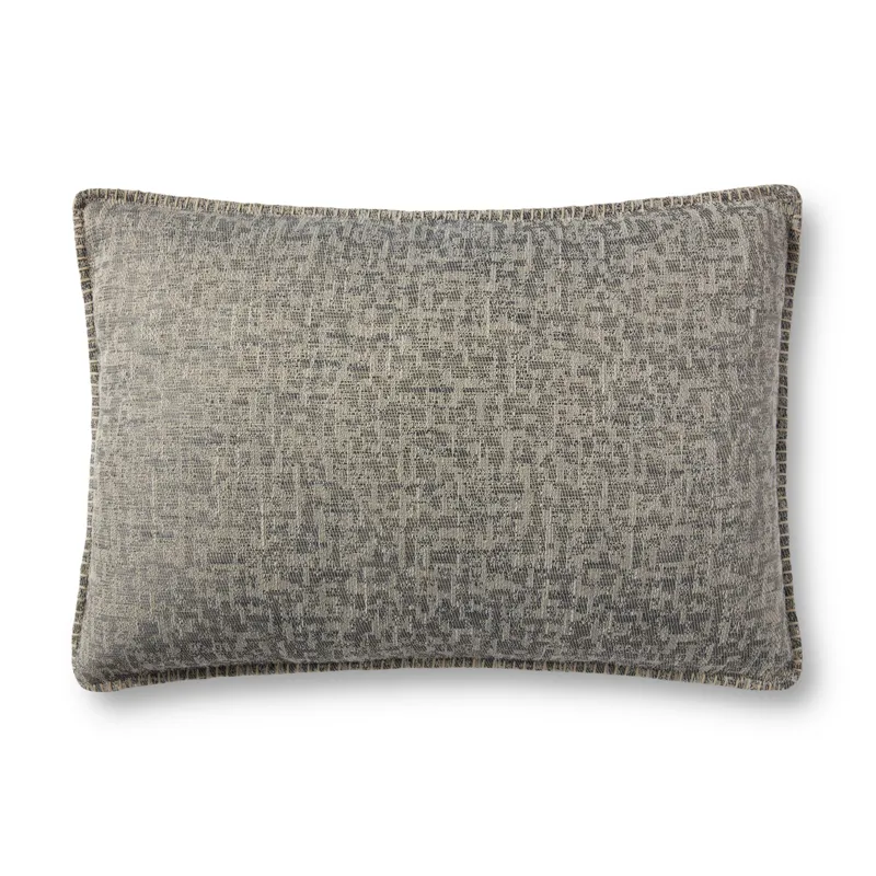 Pillows Grey Pillow (16\" X 26\" Cover W/Down)