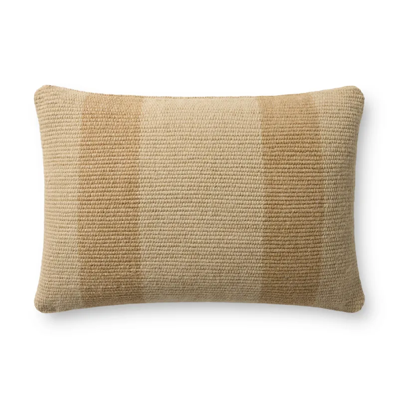 Leanne Ford x Loloi Mistwood Beige 16\'\' x 26\'\' Cover w/Poly Pillow