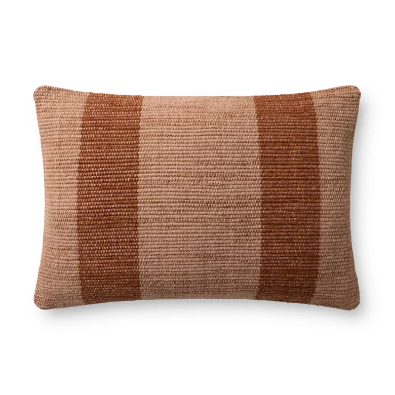 Leanne Ford x Loloi Mistwood Rust 16\'\' x 26\'\' Cover w/Down Pillow