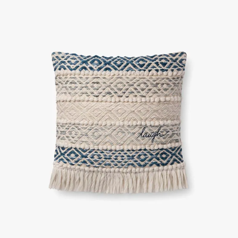 Loloi X Ed Ellen Degeneres 18\" X 18\", Poly-Filled Pillow