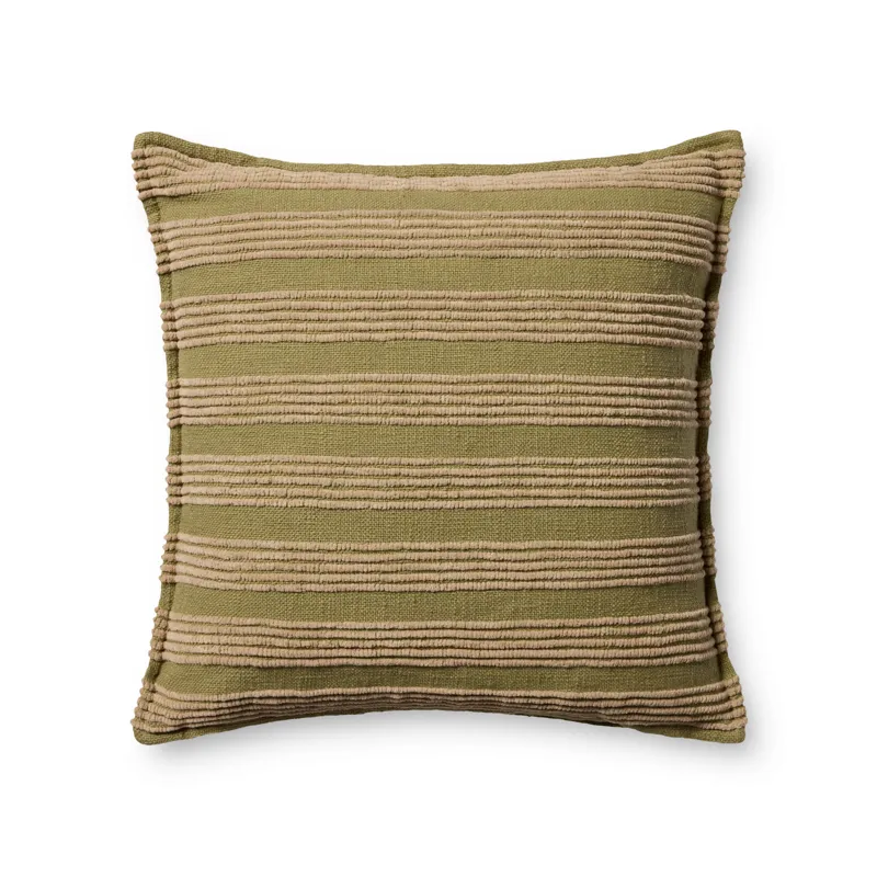Amber Lewis x Loloi Aspyn Olive 20\'\' x 20\'\' Pillow Cover Only