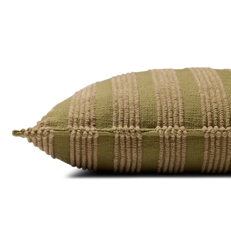 Amber Lewis x Loloi Aspyn Olive 20\'\' x 20\'\' Pillow Cover Only