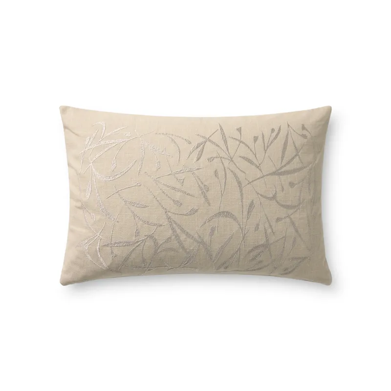Brigette Romanek x Loloi Ivory 13\'\' x 21\'\' Cover Only Pillow