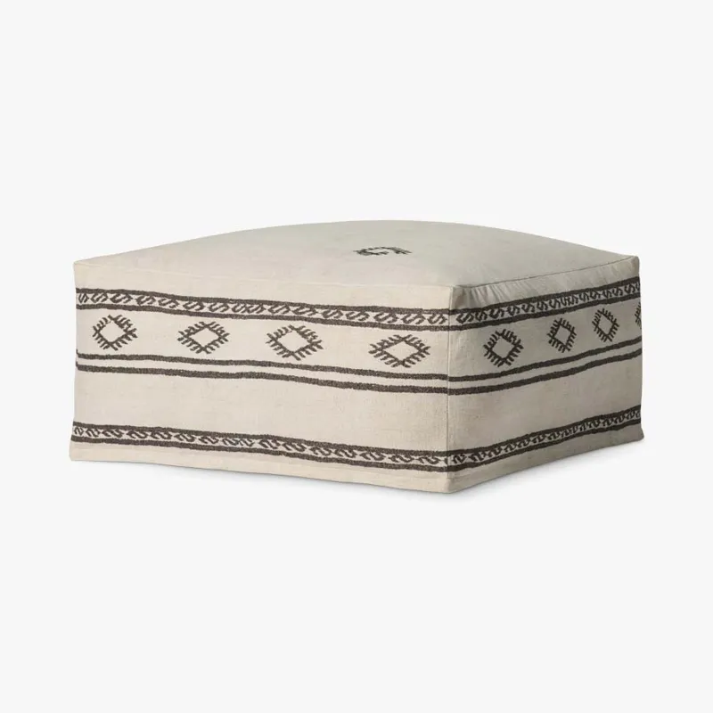 36\"w X 36\"d X 17\"h Pouf