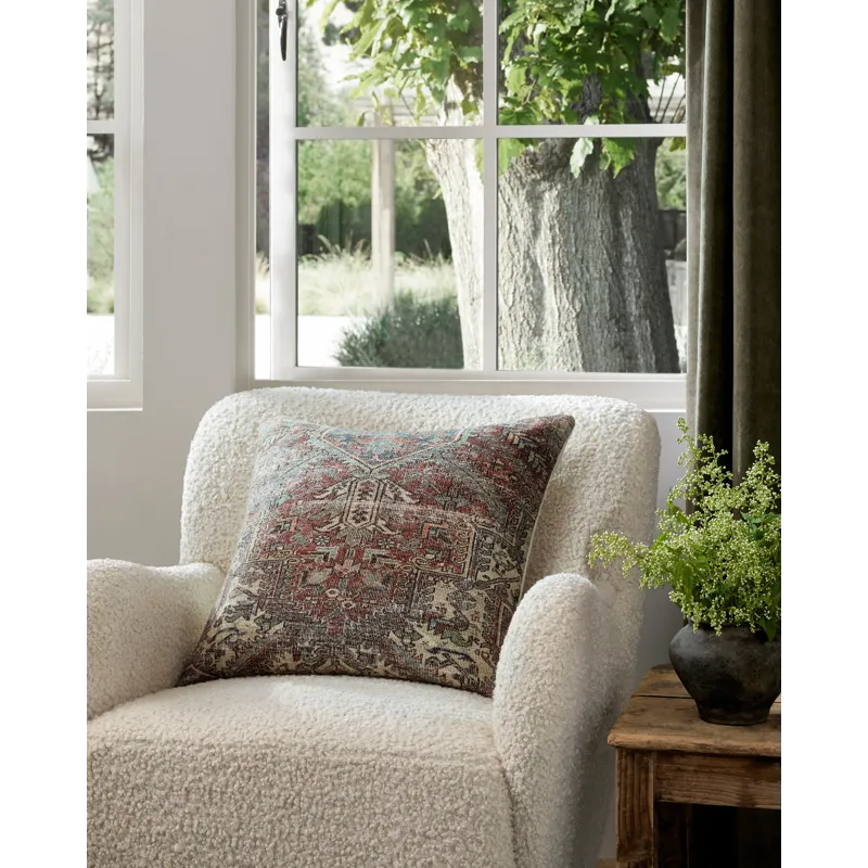 Loloi X Amber Lewis 18\" X 18\", Poly-Filled Pillow