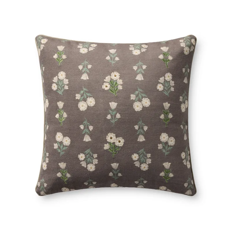 Chris Loves Julia x Loloi Posie Mauve / Multi 20\'\' x 20\'\' Cover w/Poly Pillow