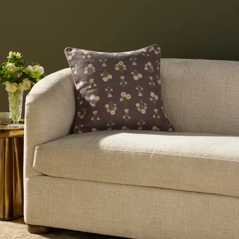 Chris Loves Julia x Loloi Posie Mauve / Multi 20\'\' x 20\'\' Cover w/Poly Pillow