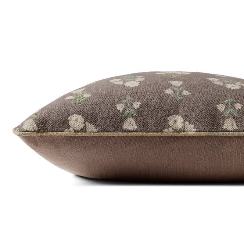 Chris Loves Julia x Loloi Posie Mauve / Multi 20\'\' x 20\'\' Cover w/Poly Pillow