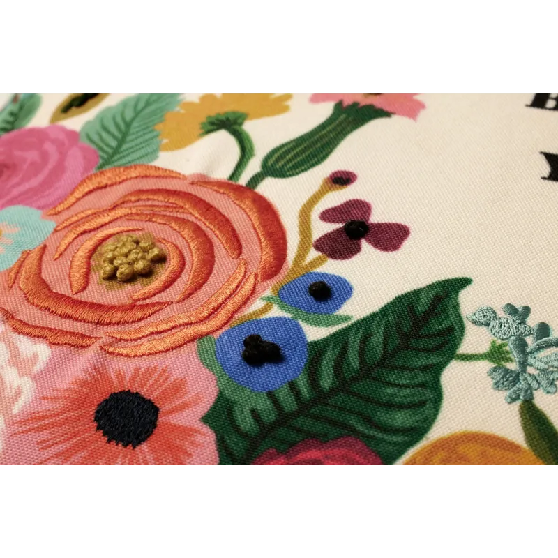 Loloi X Rifle Paper Co. 22\" X 22\", Poly-Filled Pillow