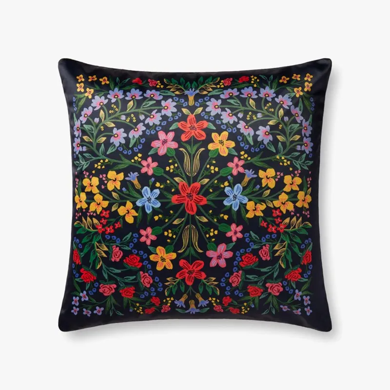 Loloi X Rifle Paper Co. 22\" X 22\", Down-Filled Pillow