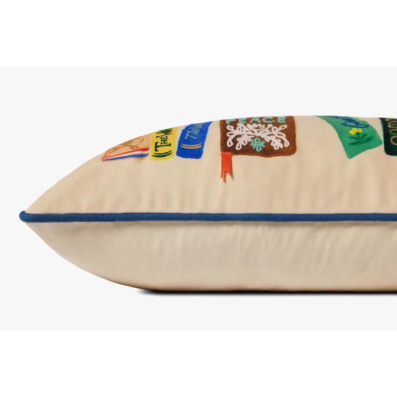 Loloi X Rifle Paper Co. 13\" X 35\", Cover Only Pillow