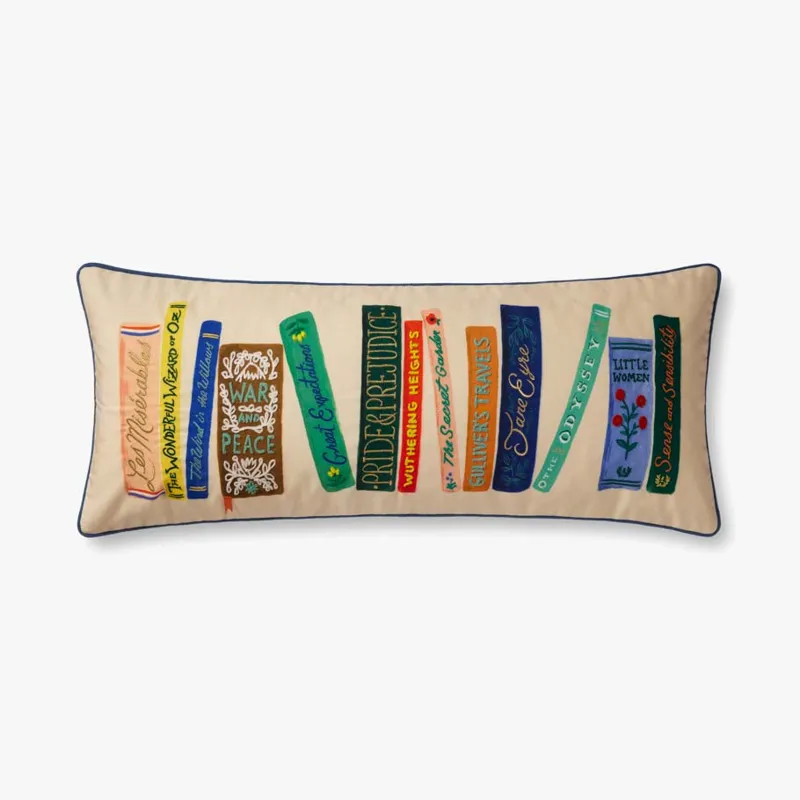Loloi X Rifle Paper Co. 13\" X 35\", Cover Only Pillow