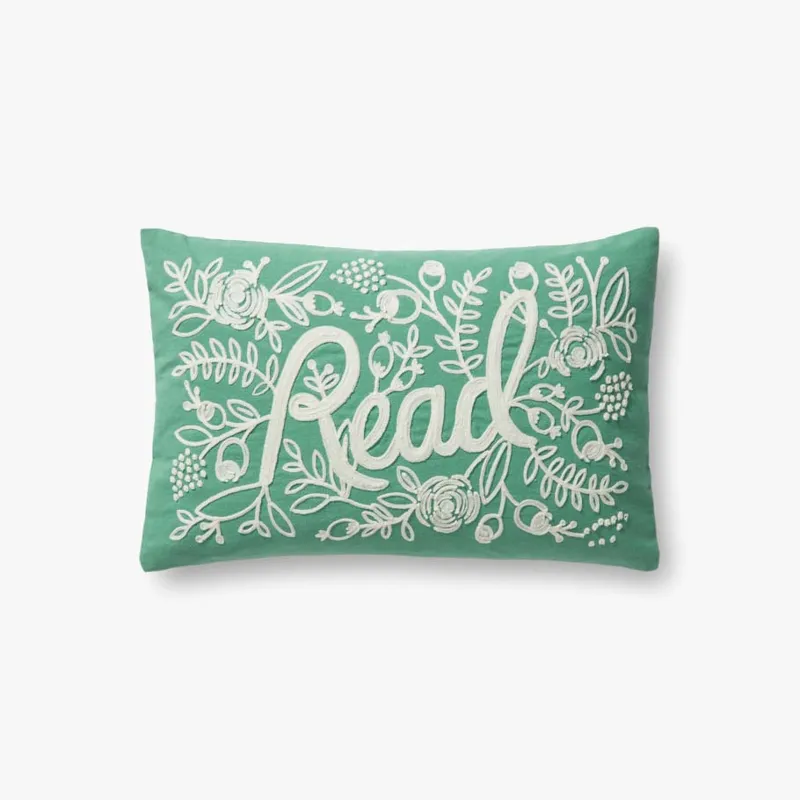Loloi X Rifle Paper Co. 13\" X 21\", Down-Filled Pillow