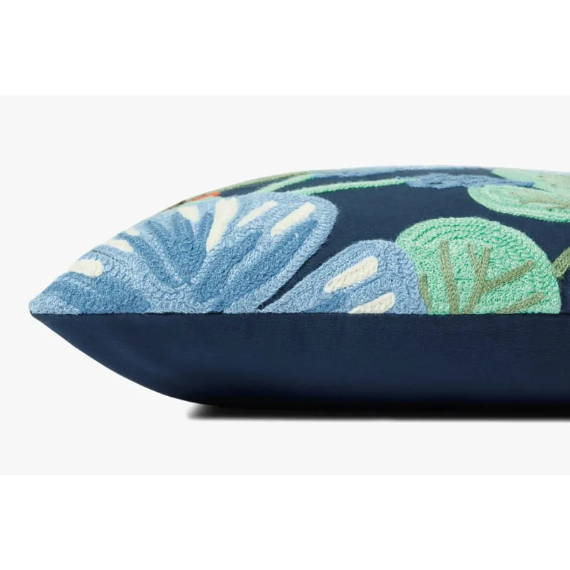 Loloi X Rifle Paper Co. 18\" X 18\", Cover Only Pillow