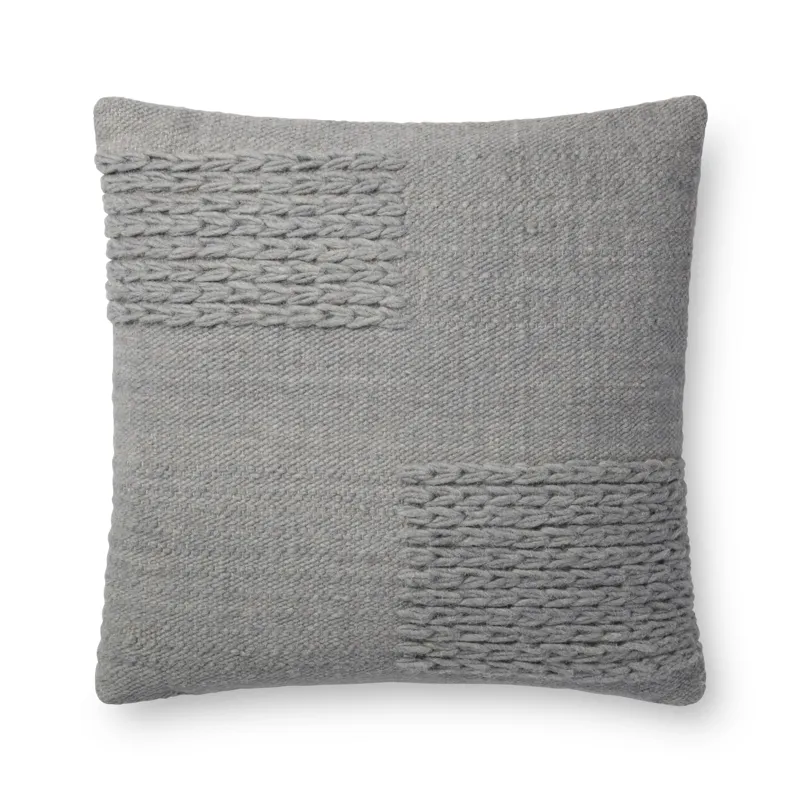 Pillows Grey Pillow (22\" X 22\" Cover W/Down)