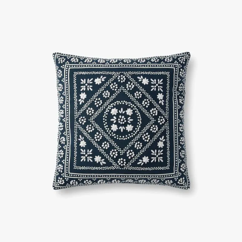 Loloi X Ed Ellen Degeneres 18\" X 18\", Cover Only Pillow