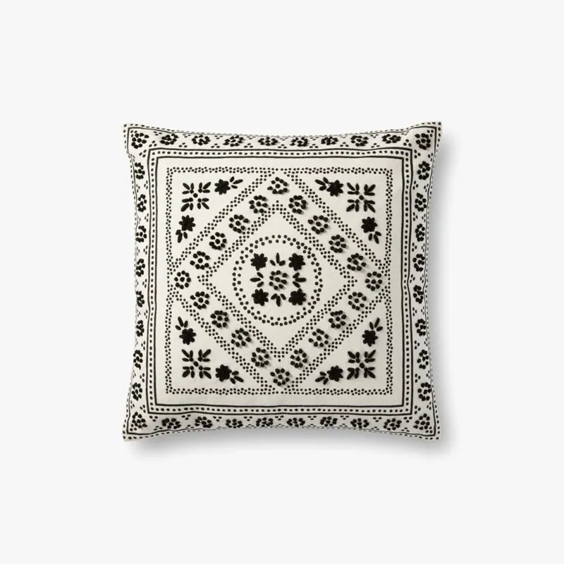 Loloi X Ed Ellen Degeneres 18\" X 18\", Cover Only Pillow