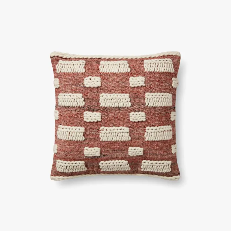 Loloi X Ed Ellen Degeneres 18\" X 18\", Poly-Filled Pillow