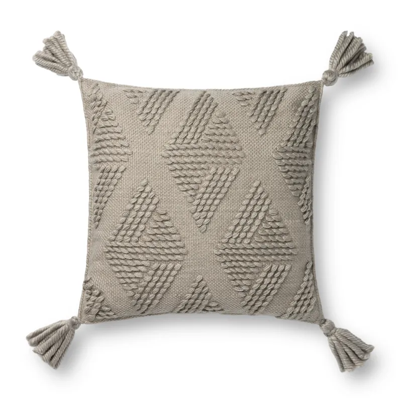 Pillows Grey Pillow (18\" X 18\" Cover Only)