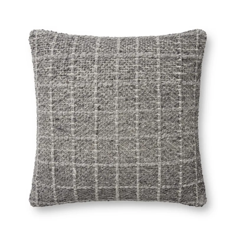 Pillows Grey Pillow (22\" X 22\" Cover Only)