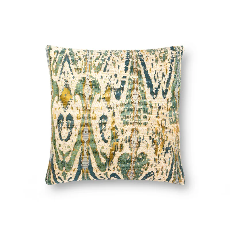 Pillows Green / Multi Pillow (18\" X 18\" Cover W/Poly)