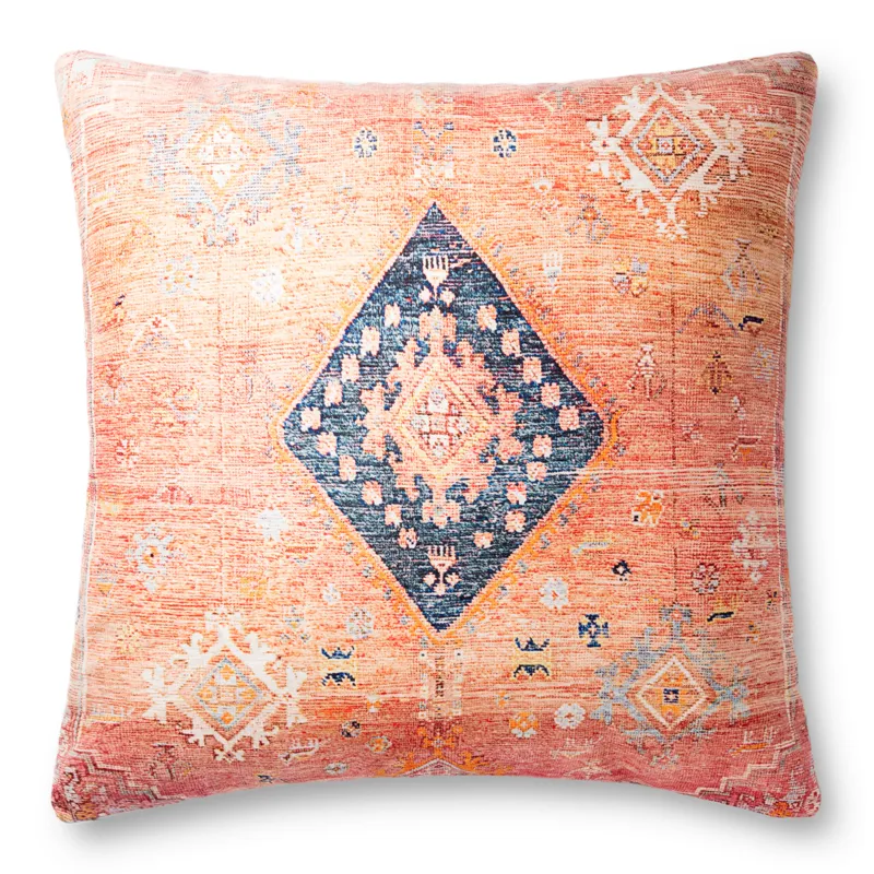 Pillows Coral / Multi Pillow (3\' X 3\' Cover W/Poly)