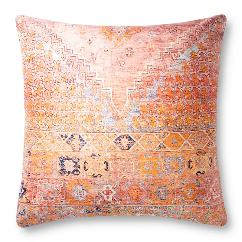 Pillows Coral / Multi Pillow (3\' X 3\' Cover W/Poly)