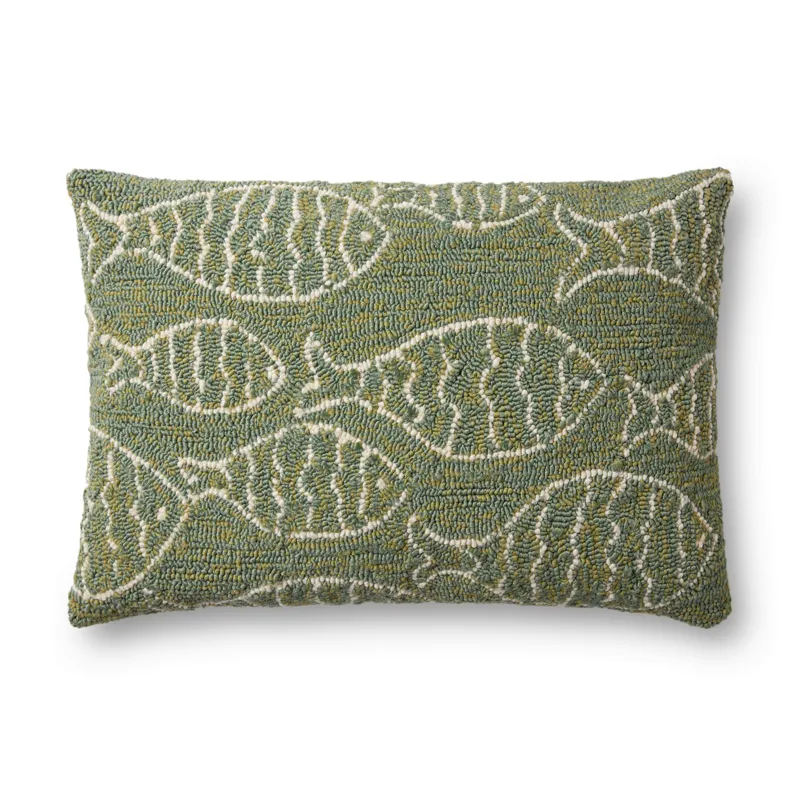Pillows Green Pillow (16\" X 26\" Cover Only)