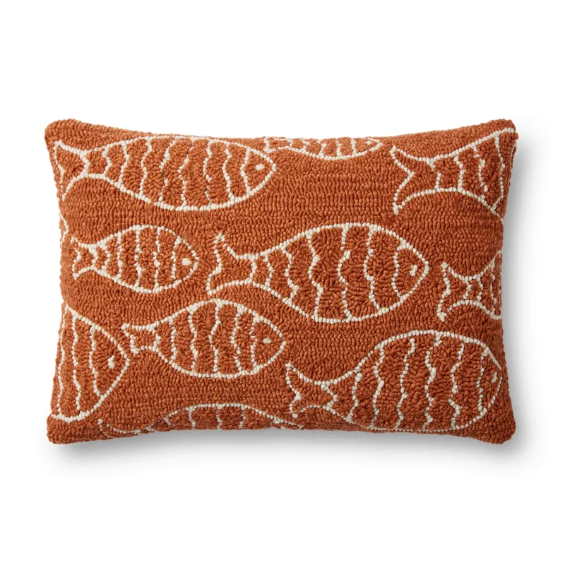 Pillows Orange Pillow (16\" X 26\" Cover Only)