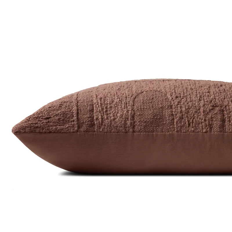 Brigette Romanek x Loloi Mauve 12\'\' x 27\'\' Cover Only Pillow