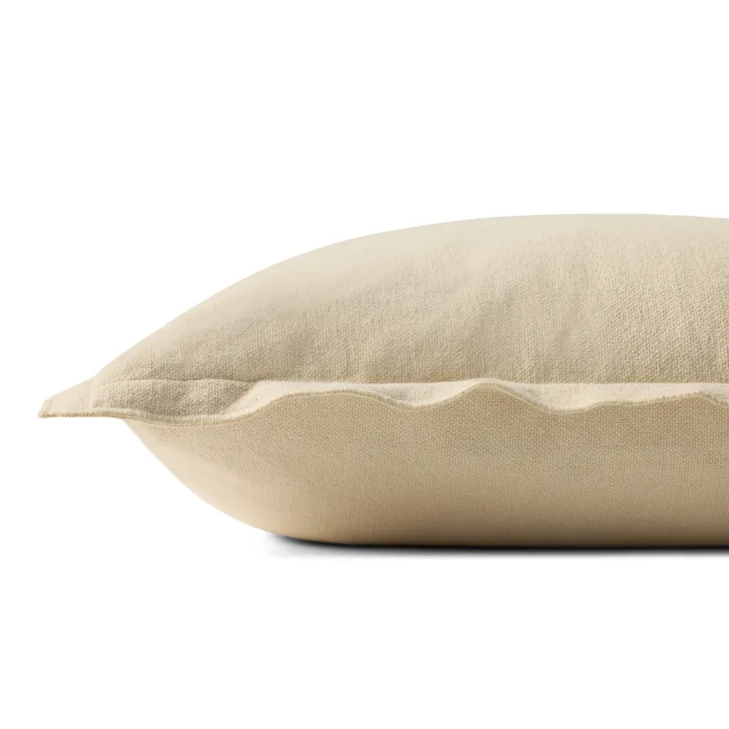 Leanne Ford x Loloi Captain Ivory 26\'\' x 26\'\' Pillow Cover Only