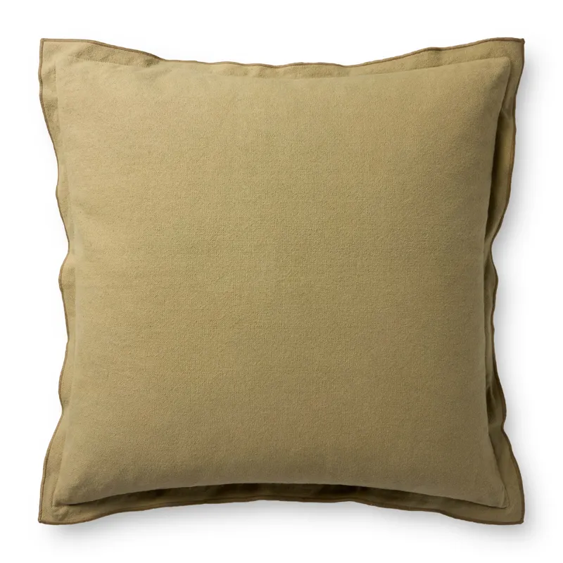 Leanne Ford x Loloi Captain Olive 18\'\' x 18\'\' Pillow Cover Only