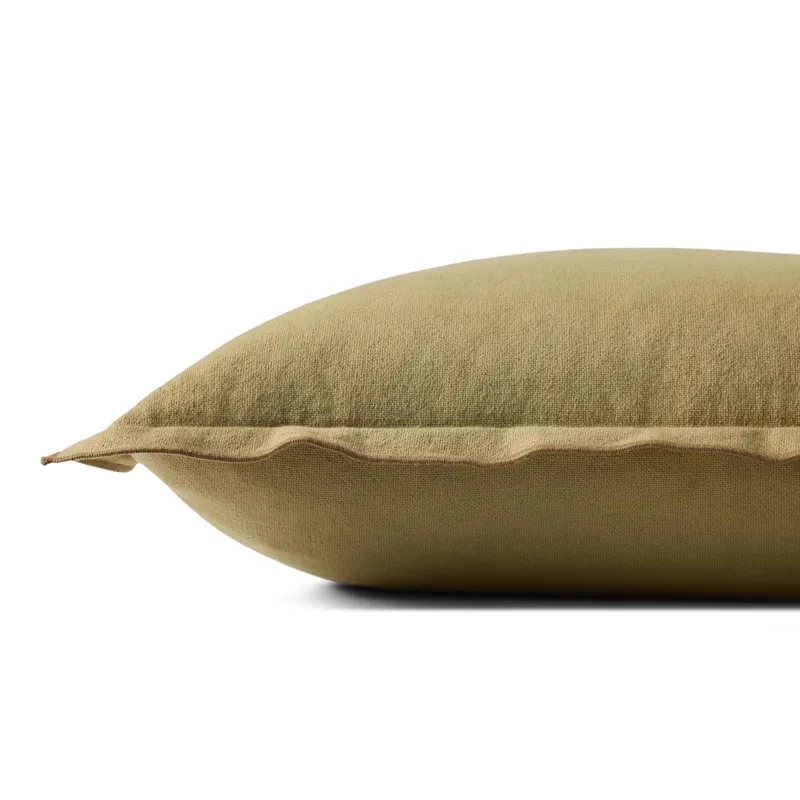 Leanne Ford x Loloi Captain Olive 18\'\' x 18\'\' Pillow Cover Only