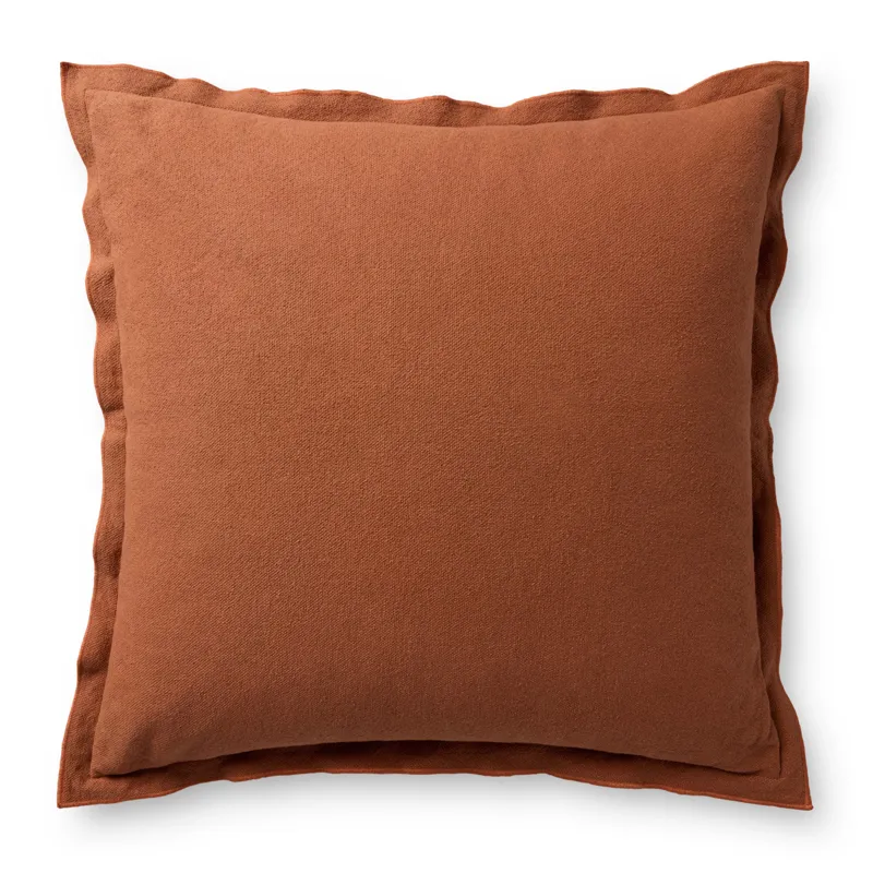 Leanne Ford x Loloi Captain Rust 18\'\' x 18\'\' Pillow Cover Only