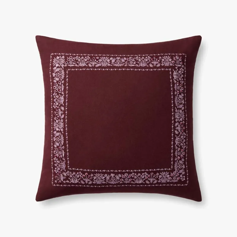 Loloi X Rifle Paper Co. 22\" X 22\", Down-Filled Pillow