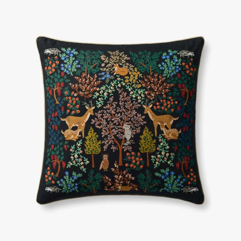 Loloi X Rifle Paper Co. 22\" X 22\", Cover Only Pillow