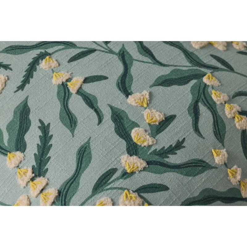 Rifle Paper Co. x Loloi Lily of the Valley Lt. Green / Multi 20'' x 20'' Cover w/Poly Pillow