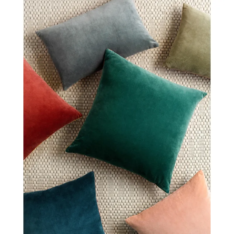 Pillows Navy / Coffee Pillow (18\" X 18\" Cover W/Poly)