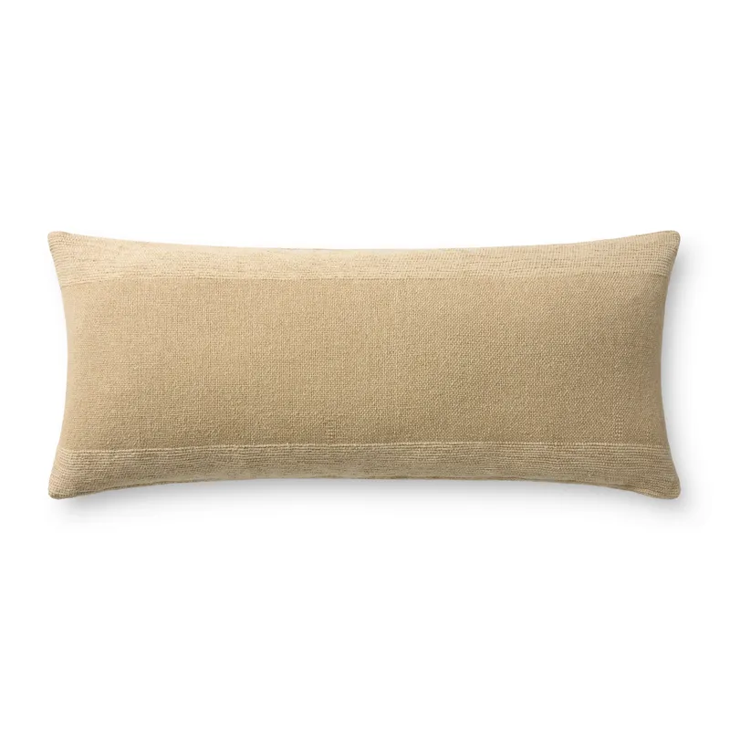 Leanne Ford x Loloi Medlock Beige 13\'\' x 35\'\' Pillow Cover Only