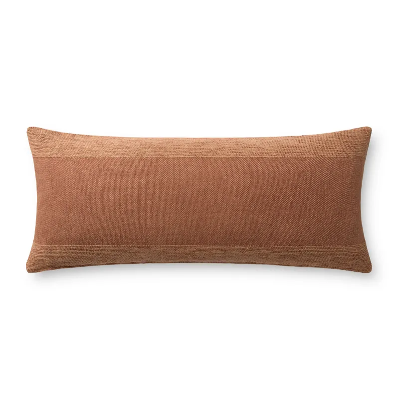 Leanne Ford x Loloi Medlock Rust 13\'\' x 35\'\' Cover w/Down Pillow