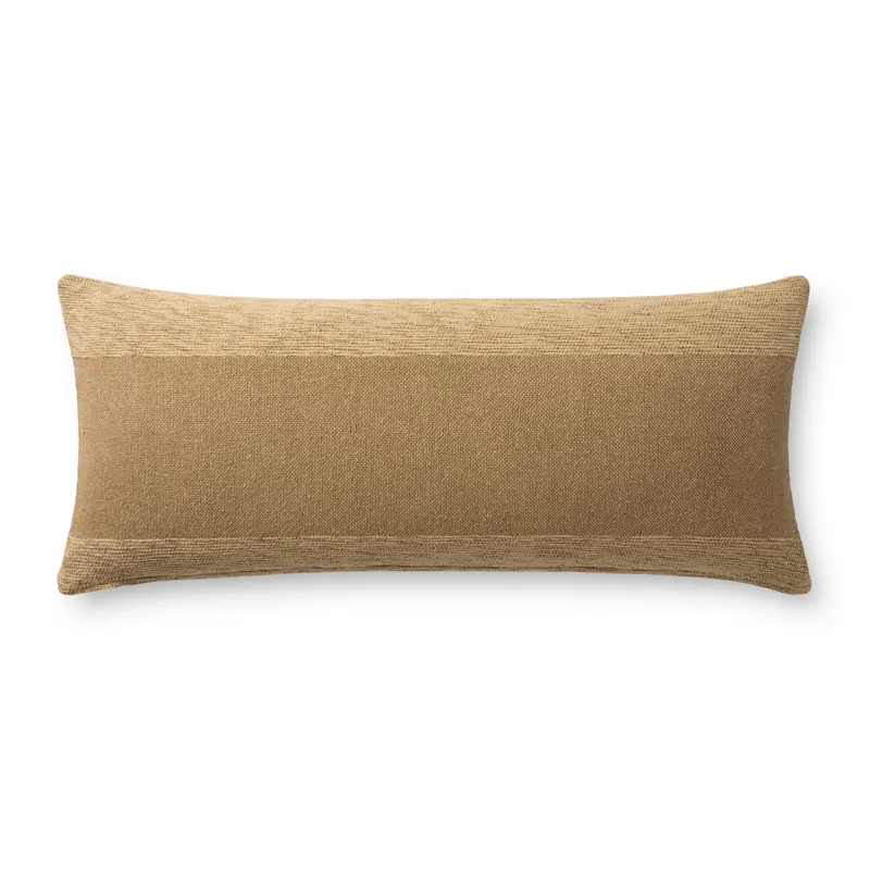 Leanne Ford x Loloi Medlock Tan 13\'\' x 35\'\' Cover w/Poly Pillow