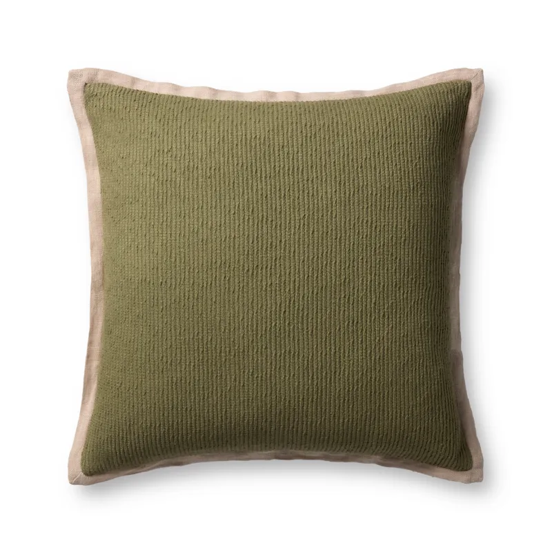 Loloi PLL0207 Green 22\" x 22\" Cover Only Pillow
