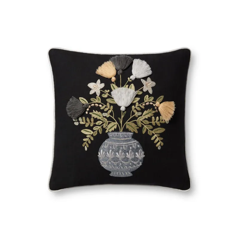 Loloi X Rifle Paper Co. 18\" X 18\", Poly-Filled Pillow