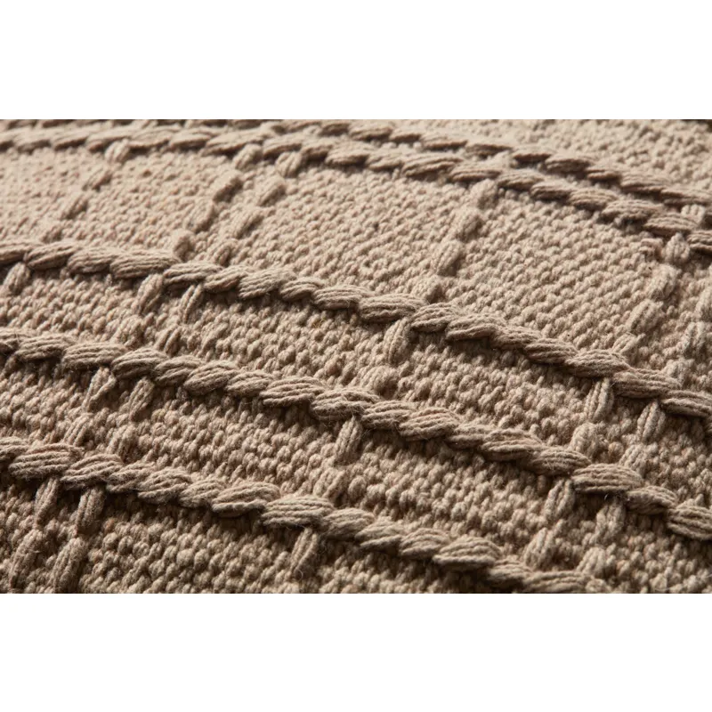 Pillows Taupe Pillow (18\" X 18\" Cover W/Poly)