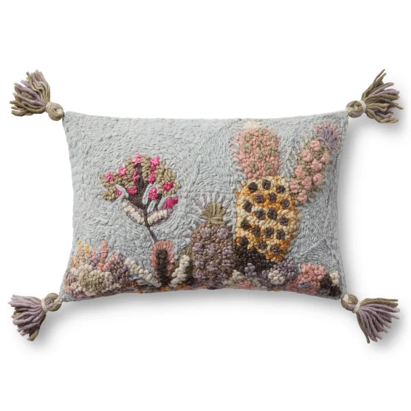 Pillows Blue / Multi Pillow (13\" X 21\" Cover W/Down)