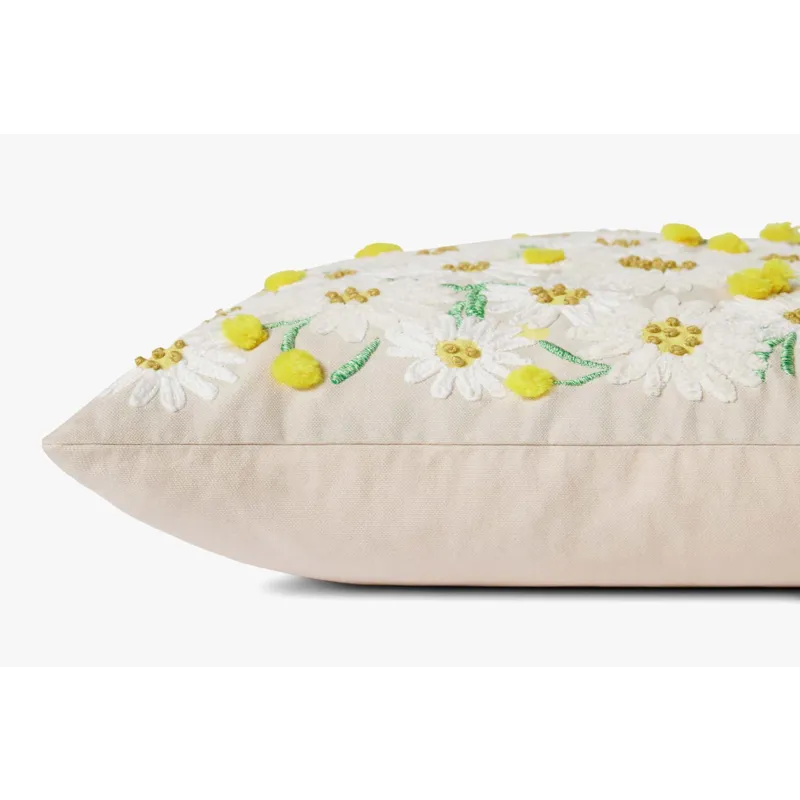 Loloi X Rifle Paper Co. 18\" X 18\", Down-Filled Pillow