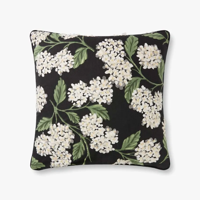 Loloi X Rifle Paper Co. 22\" X 22\", Poly-Filled Pillow